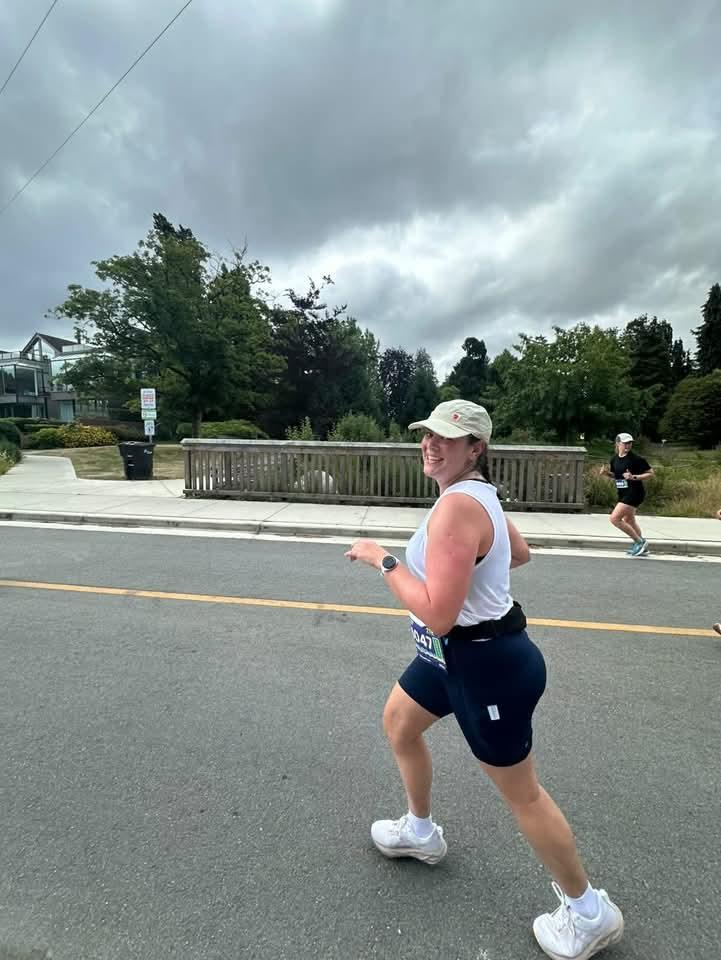 Paula out running
